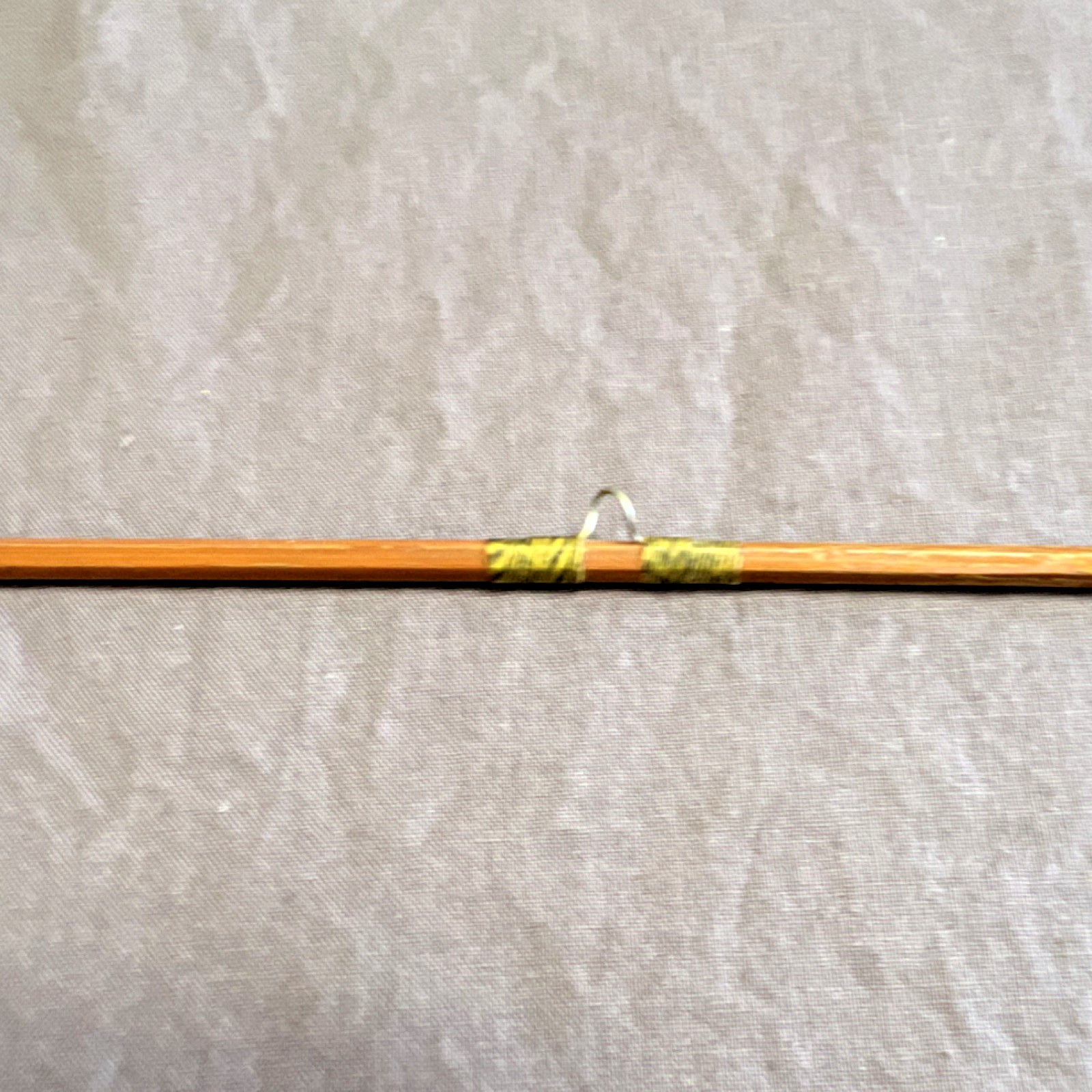 Bamboo Fly Fishing Rod 9ft 3pc Cork Handle Metal Ferrules Vintage