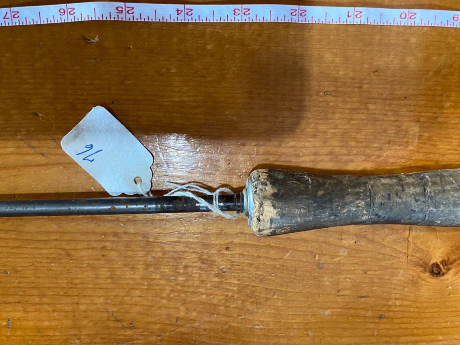 Vintage from estate telescoping, old antique fishing pole, took out the photos