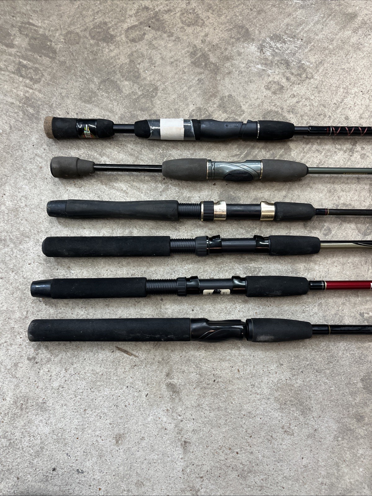 Lot Of 6 Spinner Rods