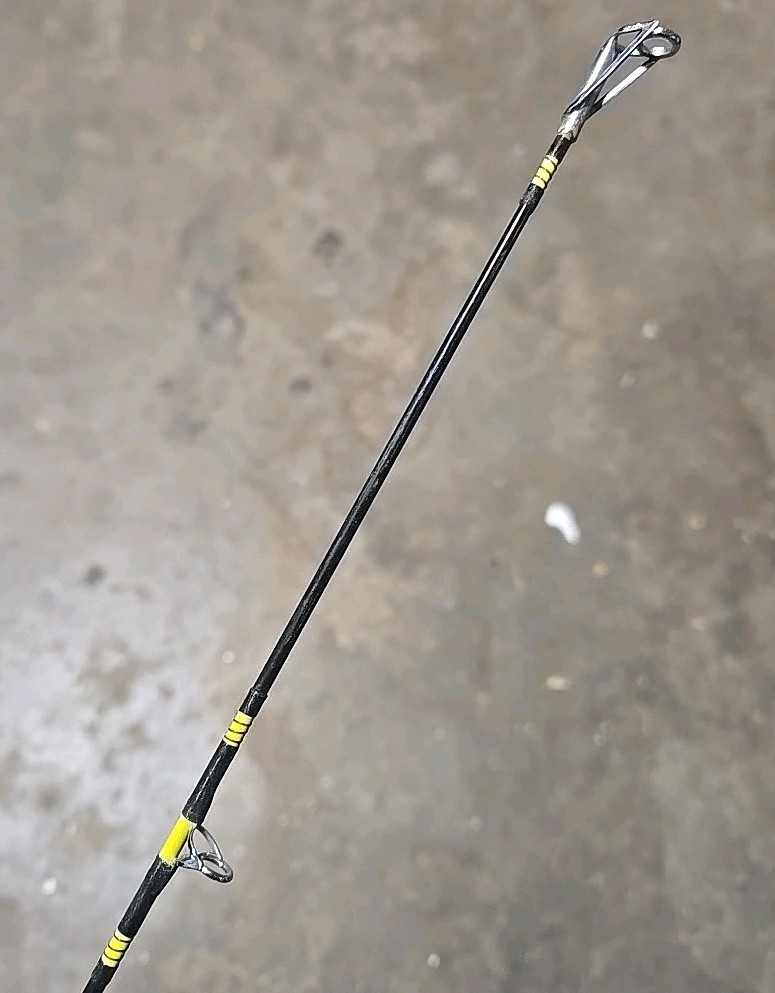 Flex Series by Garcia 6′ One Piece Fishing Rod Medium ACTION 2408A Made In USA