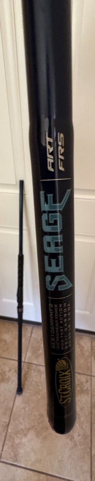 ST CROIX SEAGE SES106MHMF2 SC11 CARBON 20-50 LB 2-6 OZ.