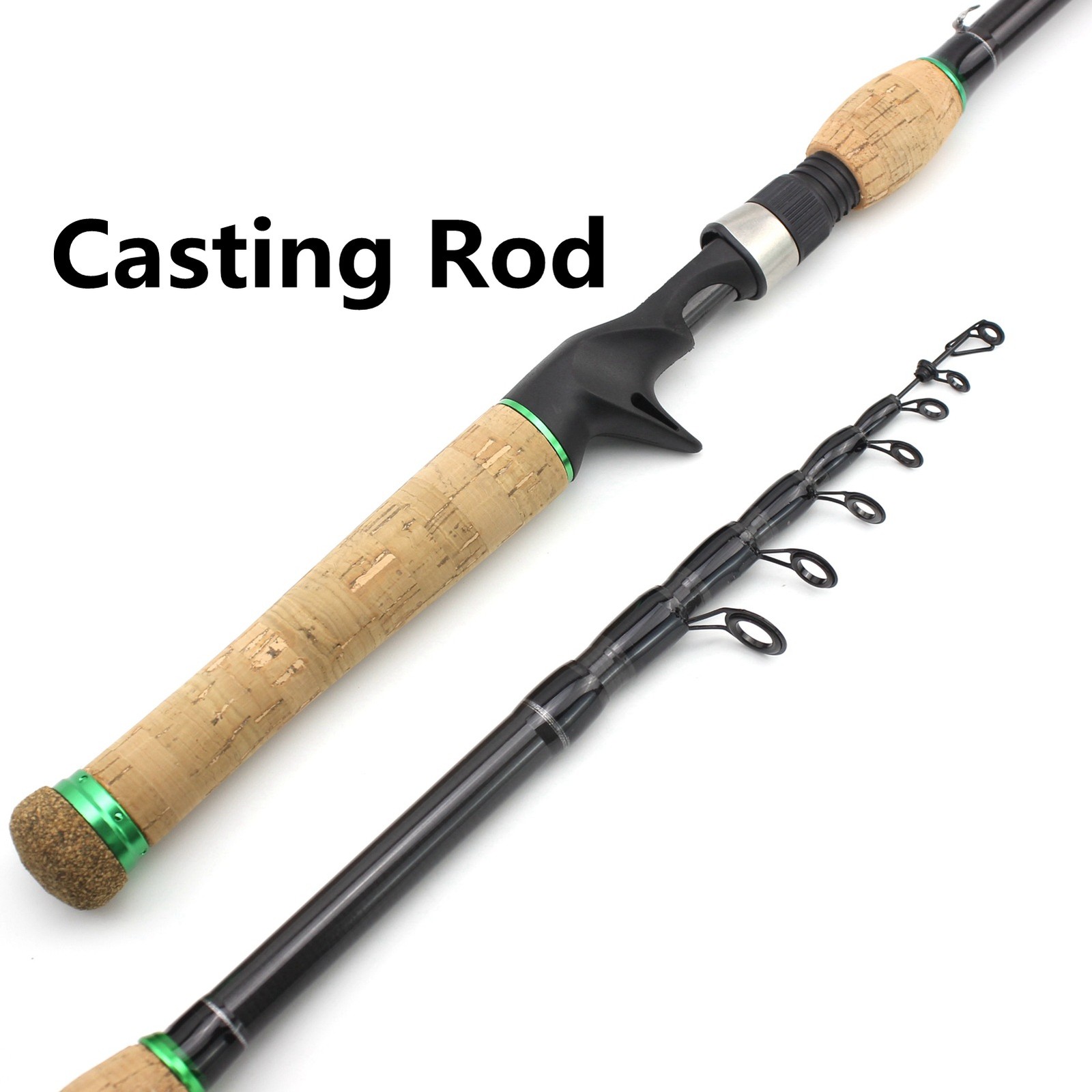Spinning Carbon Fishing Telescopic Casting Rod Fast Long Shot Lake Fishing Rod