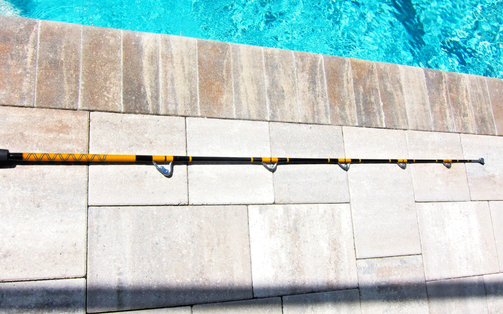 Vintage Custom Trolling Rod: AFTCO Roller Guides/Tip & Alm Butt: 6’10”; 25-50lb!