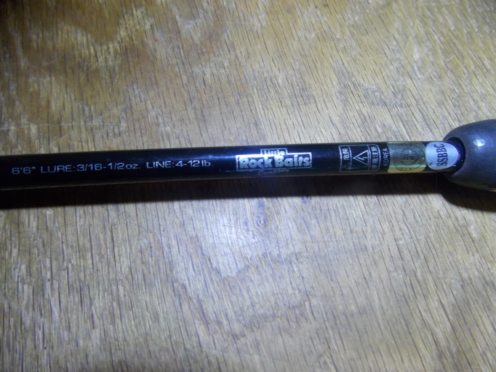 RARE “THUNDER SHOT” Spinning Rod 6’6″ (2Pc) 662ML Med Light 3/16-1/2oz 12/26