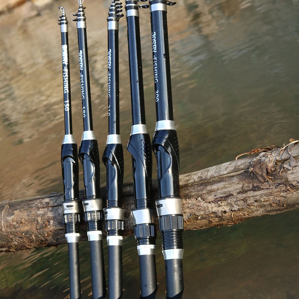1.5M-3.0M Telescopic Fiberglass Fishing rod Ultra-Light Fishing Pole Sea Rod