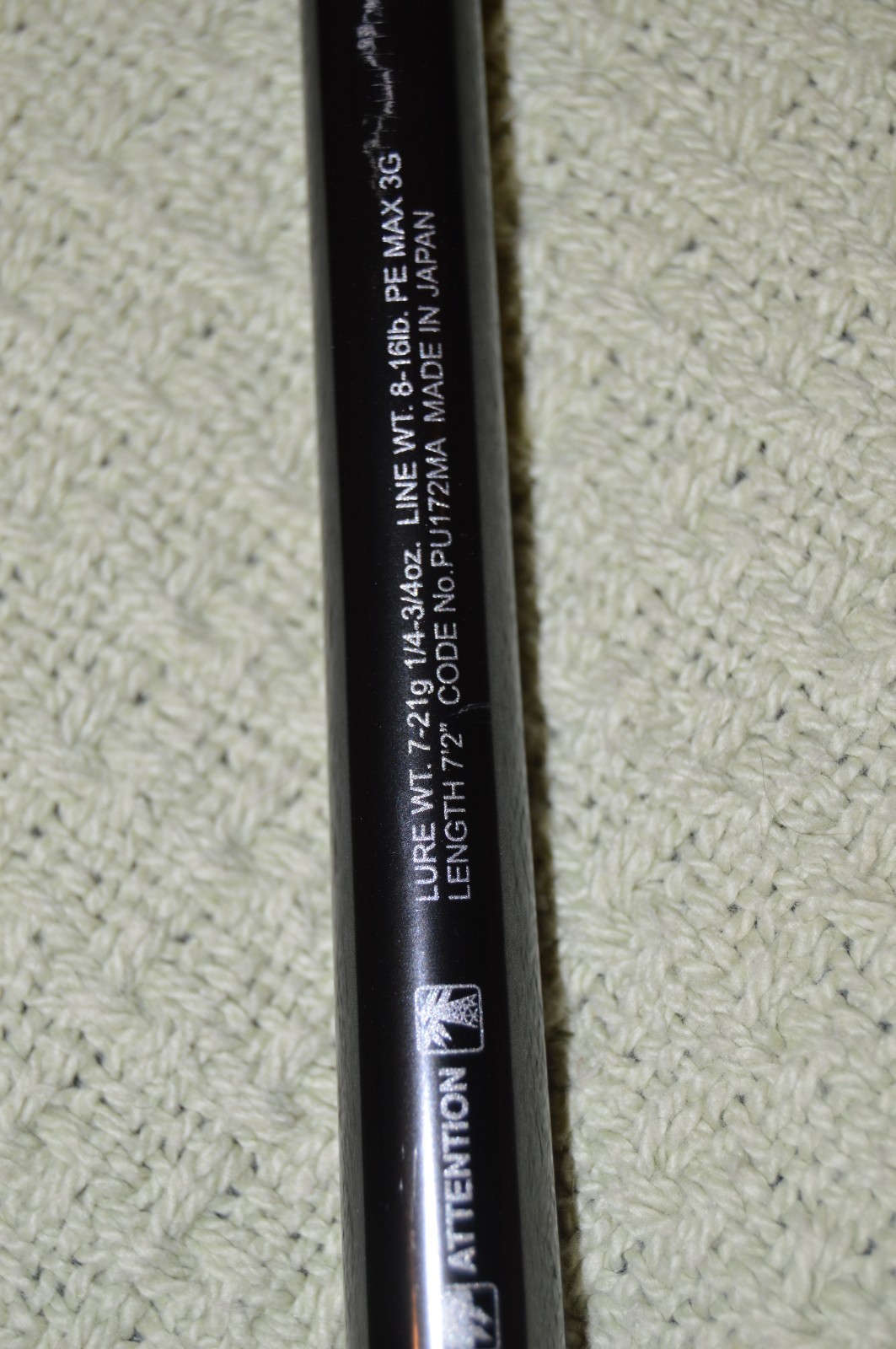 jackall shimano poison ultima baitcast fishing rod 7′ 2″ pu172ma 172m NEW