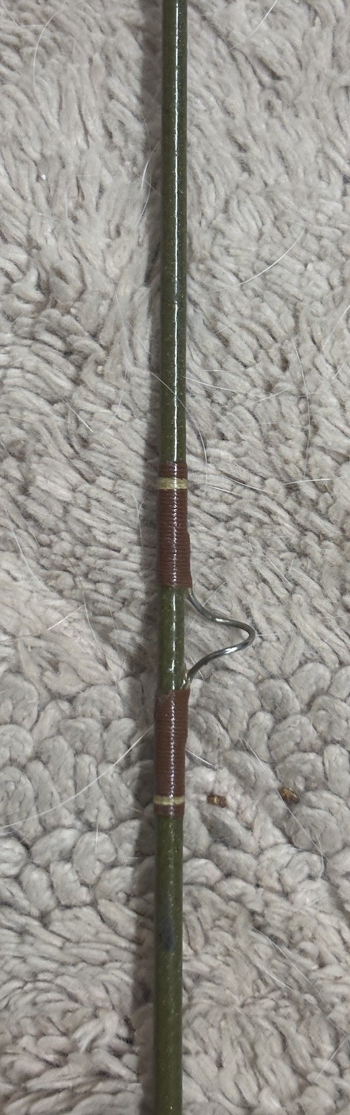 Vintage St Croix 9000 8 Ft 8 Wt Fiberglass Fly Rod Park Falls Wisconsin