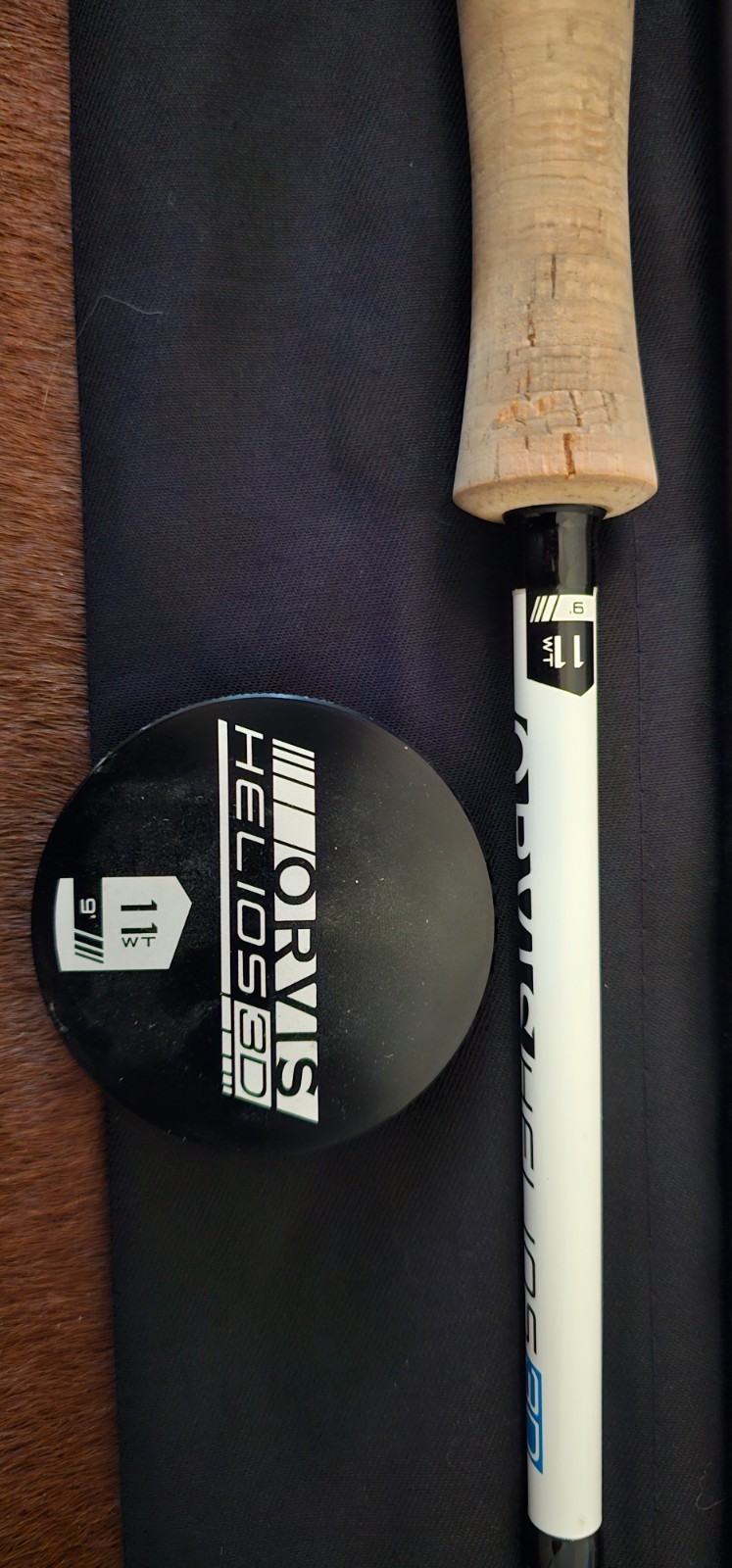 Orvis Helios fly rod 9′ 11 wt. “Mint condition”