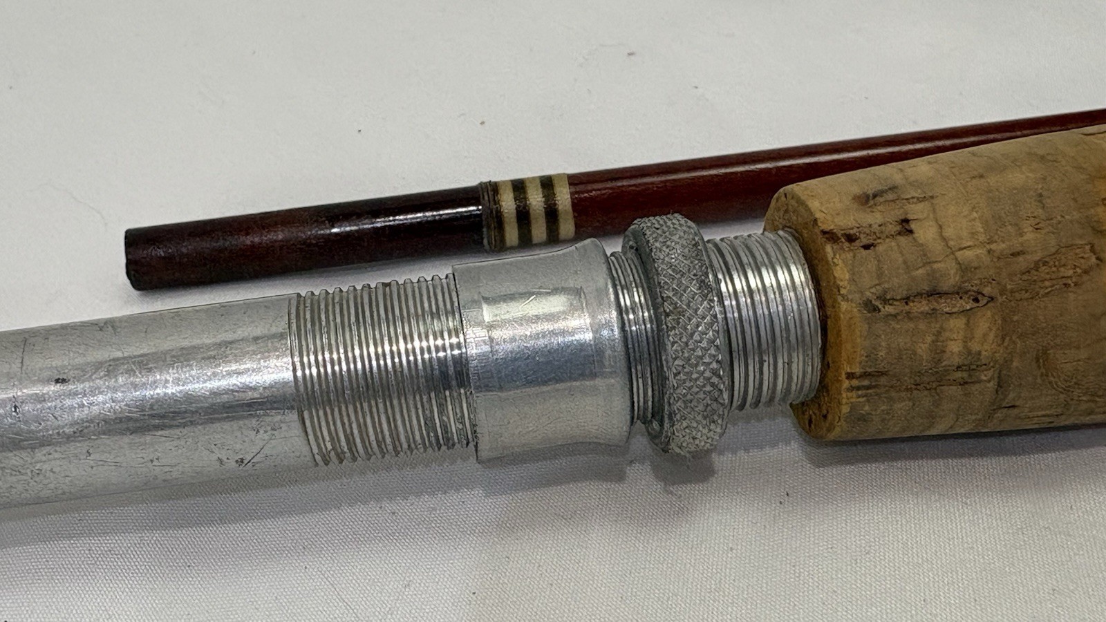 Custom Morosco Fiberglass Fly Rod 8’ 9” 4oz Vintage Made In USA Custom Built