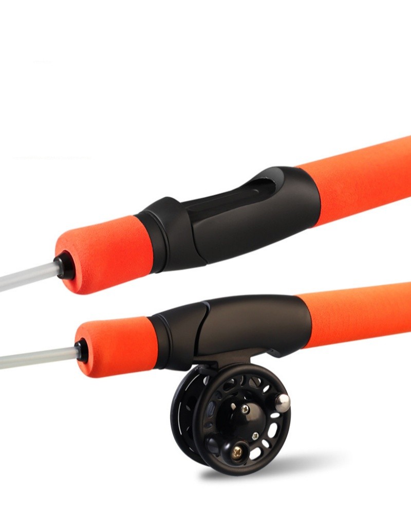 1Pcs Portable Fishing Set Ice Fishing Rod Ergonomic EVA Grip Winter Ice Fishing