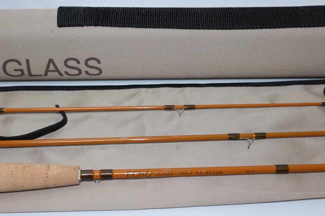 Echo Glass #3 6’9″ Fly Rod with Rod Bag & Case