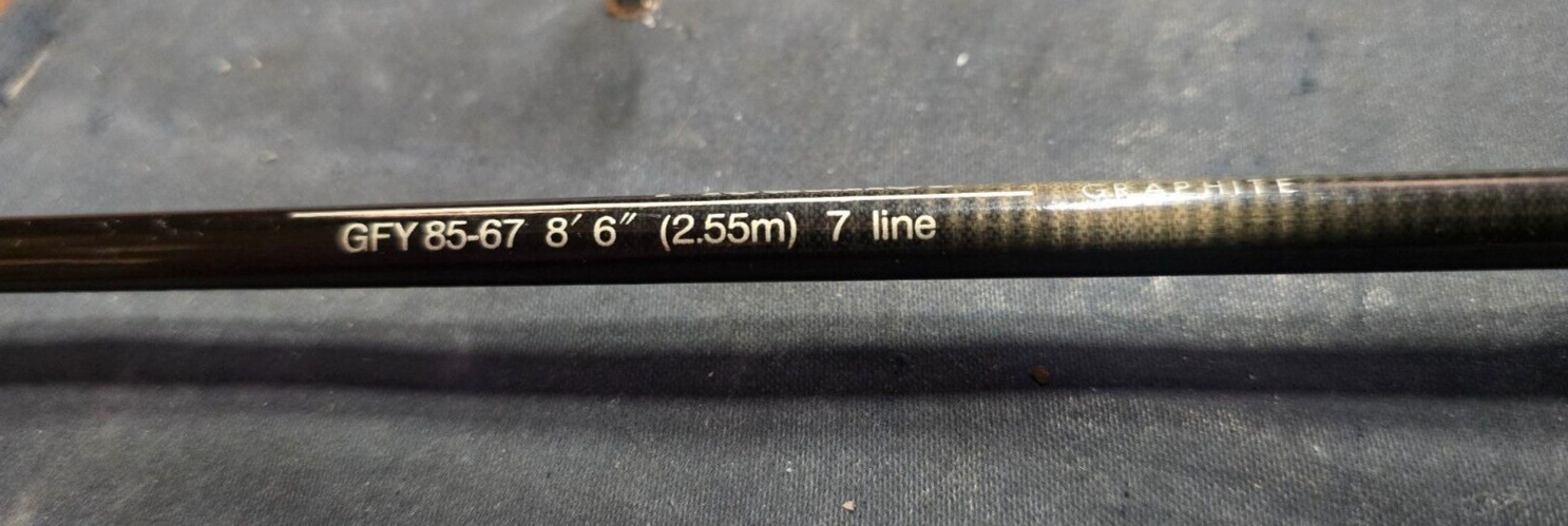 PFLUEGER MEDALIST GFY 85-67 8’6″ 7 WT LINE GRAPHITE FLY ROD #0209696