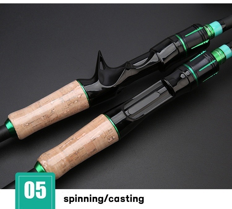 Fishing Rod Casting Spinning Rod Carbon Fiber Trout Ultra-Light Pole Fast Action