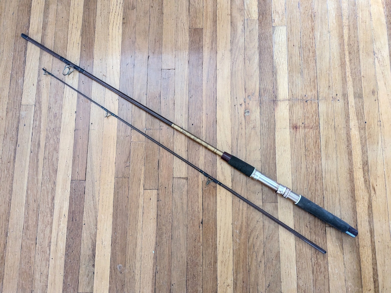 PFLUEGER 2 Piece Trusty Rod T3660 6’6″ Medium Light 6-12lbs 1/4-1/2 oz Korea