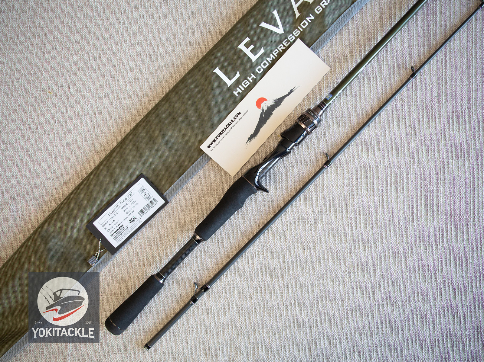 Megabass LEVANTE JP F4-68LV 2P Baitcasting Rod Shipping from JAPAN