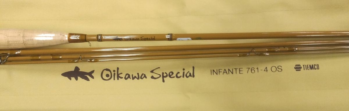 TIEMCO Oikawa Special 761-4 Fly Rod 7ft 6in 1 4pc from Japan