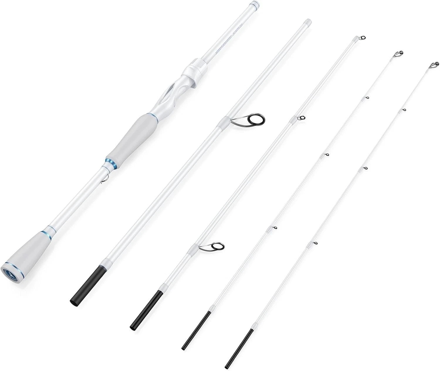 Centron Lite Travel Fishing Rods, Portable 4/5 Piece Spinning & Casting Rods,…