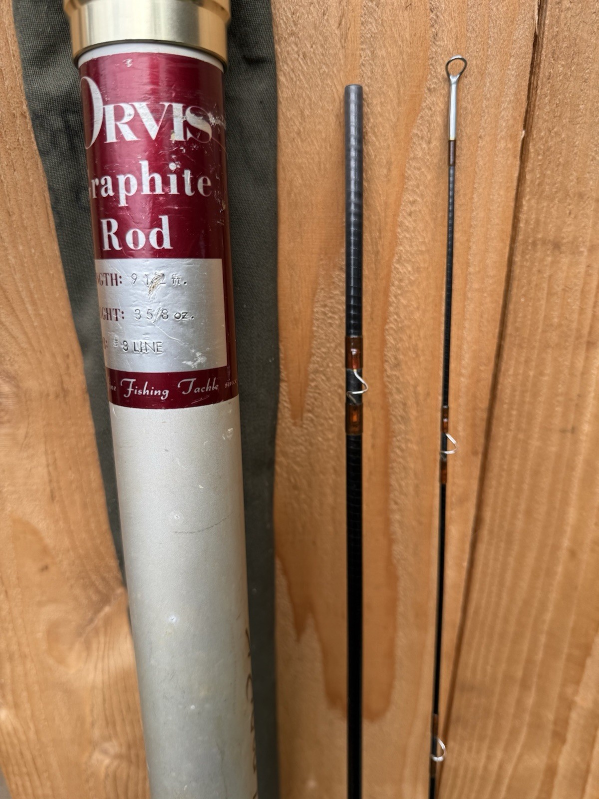 Orvis Graphite 896 9 1/2 Ft. #8 Fly Rod with Tube And Sock