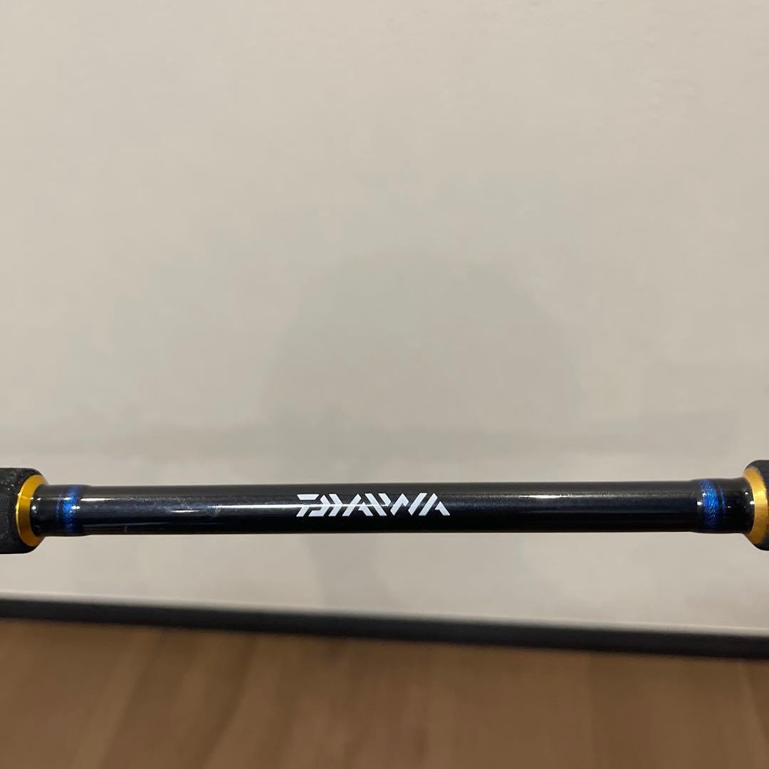 Black/Blue Jigging Rod EVA Grip Used 4x Guides