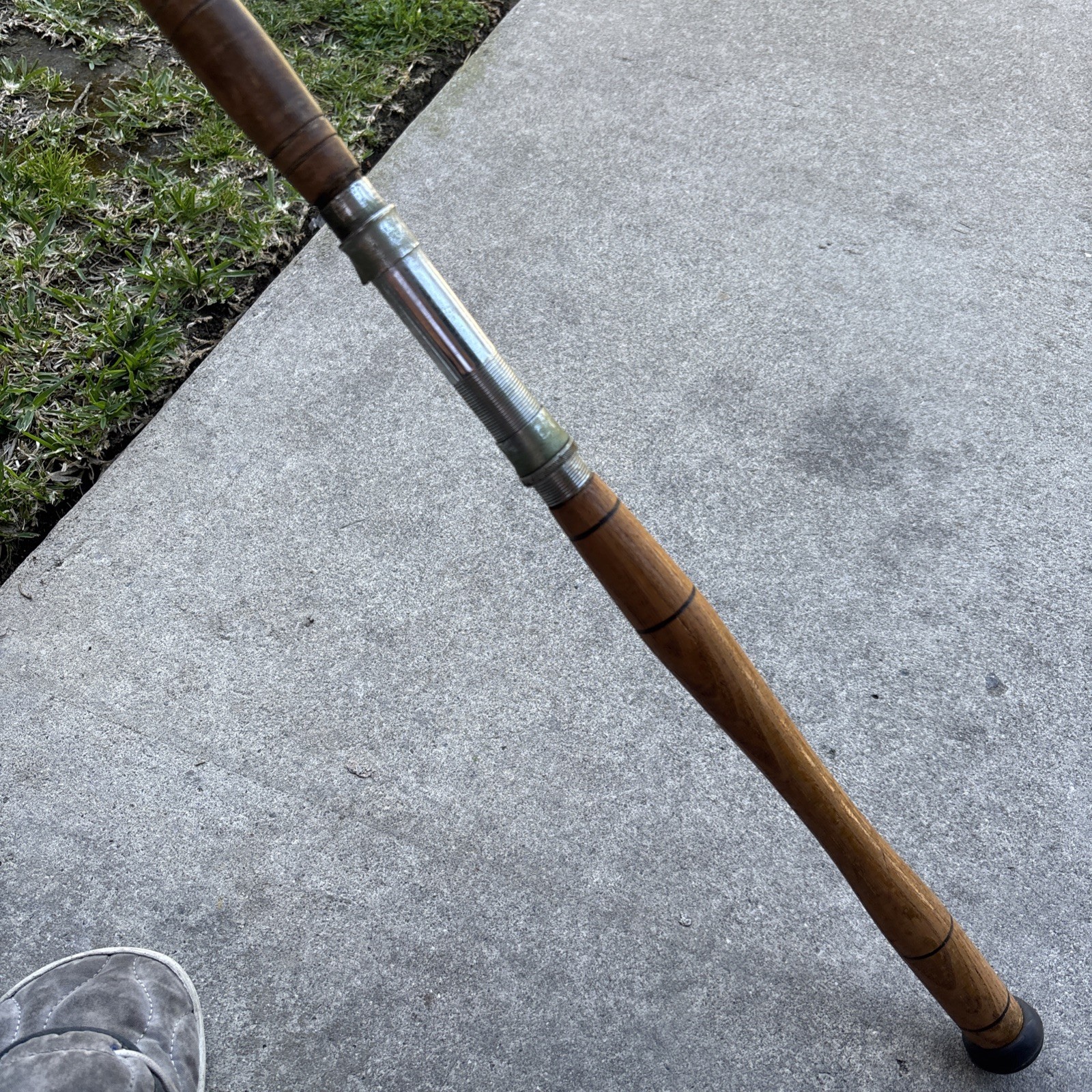 VTG LANGLEY SIGNATURE Sign Of Quality Glass 1-Piece Spinning Fish Rod 865 6’6”