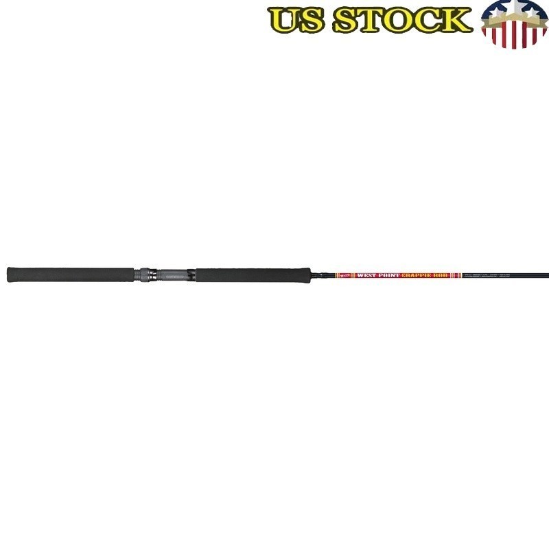 10ft 2 Piece Crappie Fishing Spinning Rod Lightweight Trolling Pole EVA Handle