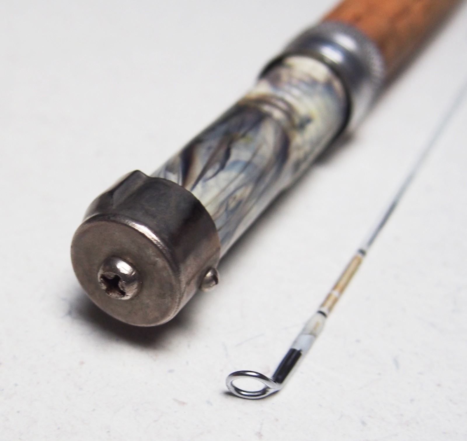True-Temper Professional Metal Fly Rod 8-1/2′ With Sock and Tube Nice