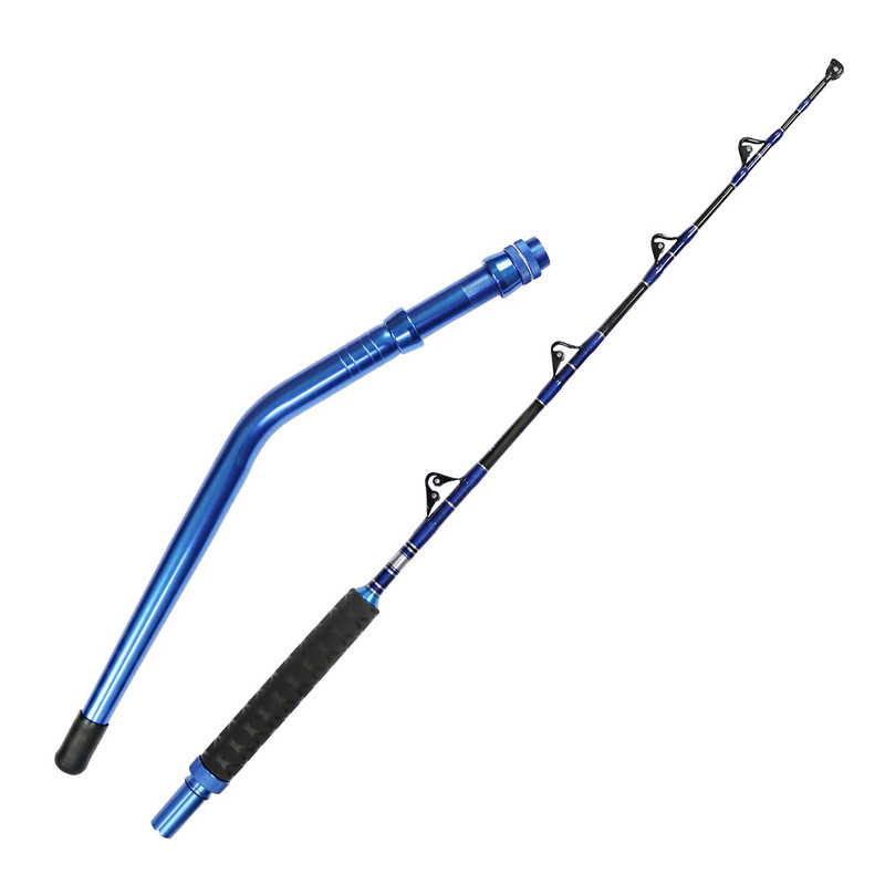 Fiblink Bent Butt Fishing Rod 2-Piece Trolling Rod Saltwater Offshore Rod