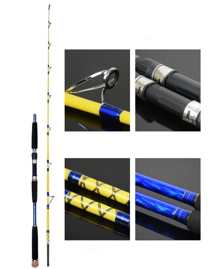 Slow Jigging Rod Fishing Rods Spinning Casting Carbon Fiber Boat Saltwater Rods