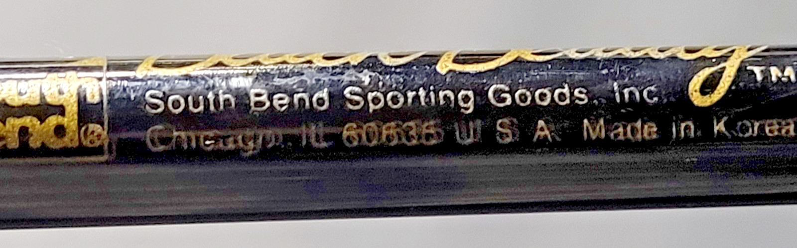 South Bend Black Beauty Ultra Light Spinning Rod, 2 Piece, 5 Guides, Split Foam