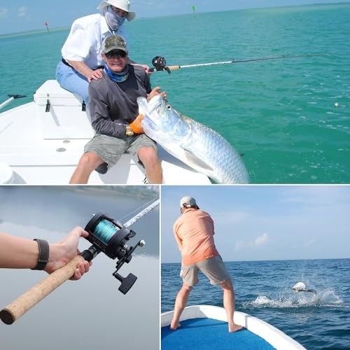 Spinning & Casting Rods, Strong Carbon&Glass Composite Fishing Rod with