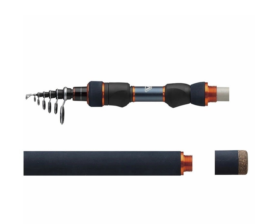 VICEO Tele Shorty SE 55LT Fishing Rod Compact Lure Rod New Black