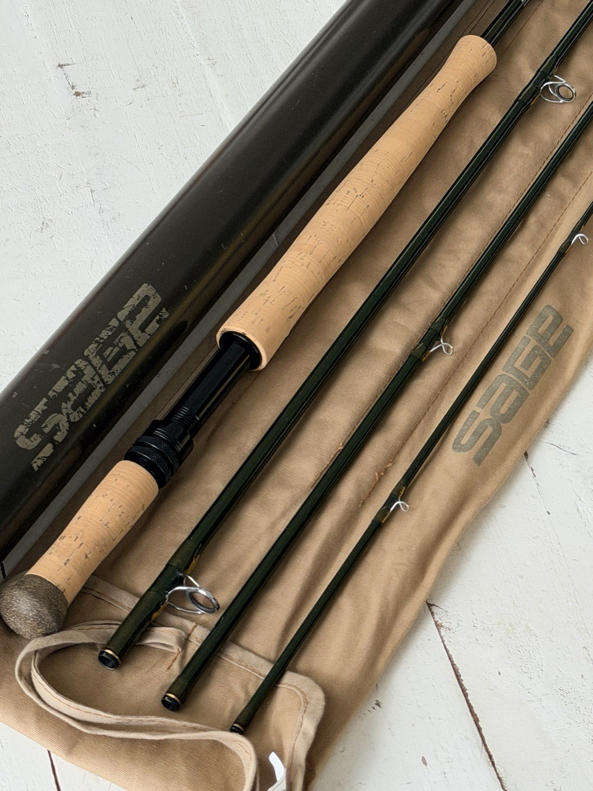 **BEAUTIFUL** 🔥 SAGE Z-AXIS Switch/Spey 7wt 11’ft~4pc FlyRod!! ~LEGENDARY~ 🔥