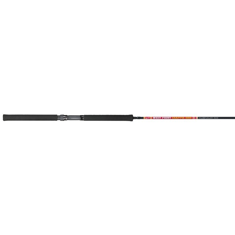 Lightweight 10ft 2 Piece Crappie Fishing Spinning Rod Trolling Pole Fiberglass