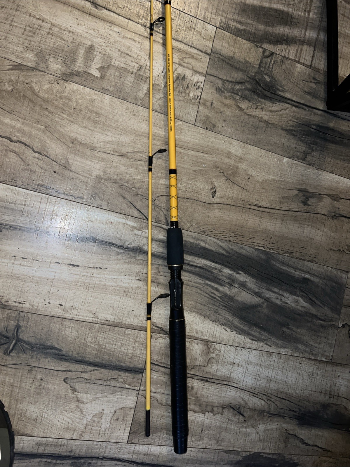 Eagle Claw “Water Eagle” WE 200 Spinning Rod Graphite Composite 2 Piece 6’6”