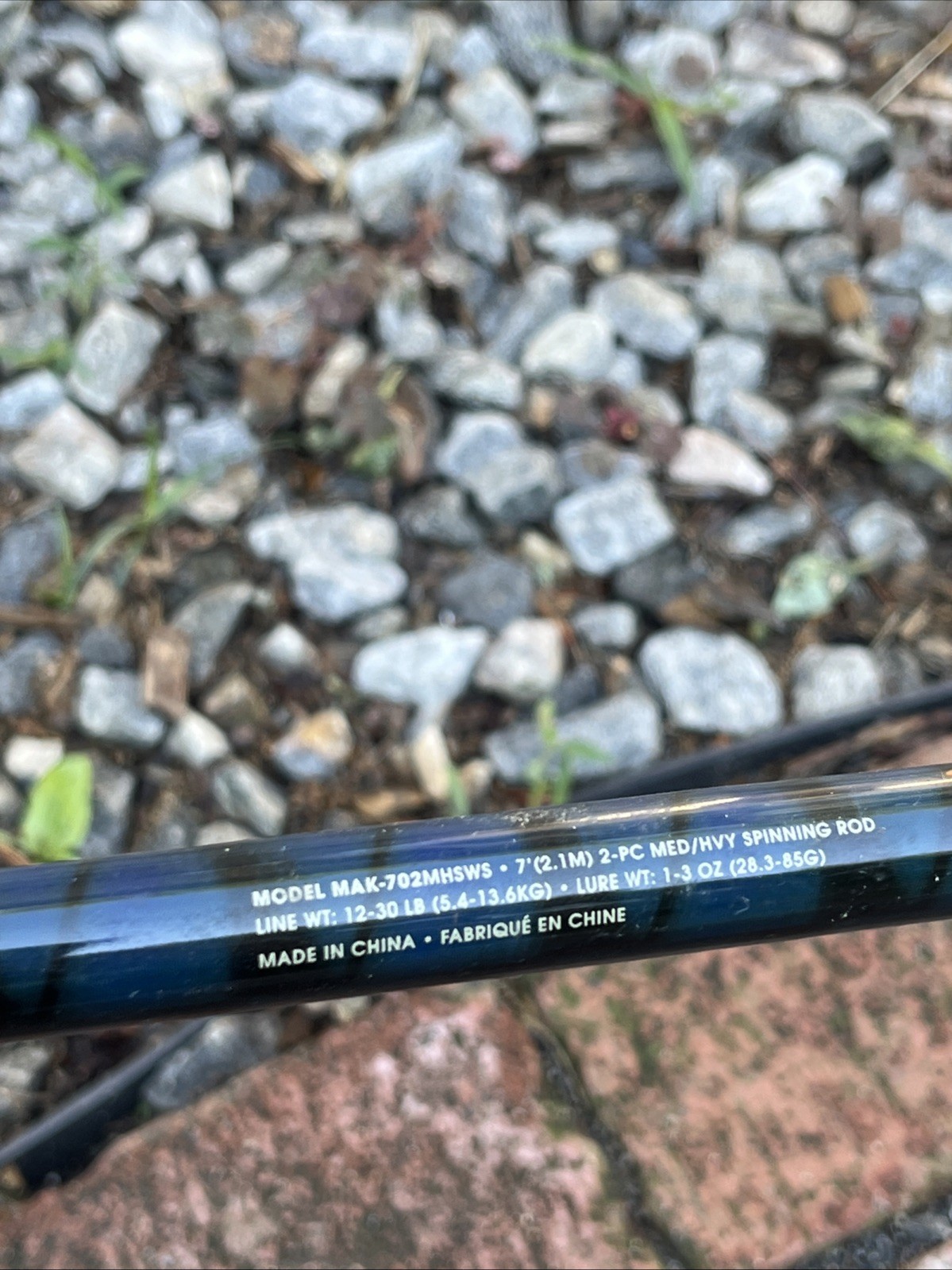 Calypso Mako 2 Pc 7’0” Med/Heavy Action Spinning Rod Model MAK-702MHSWS