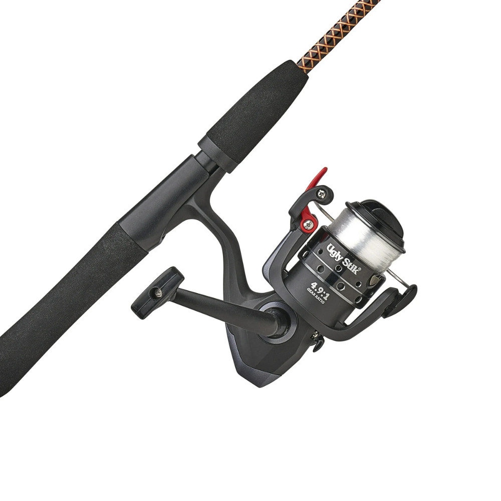 Ugly Stik Quick Trigger 5ft Spinning Fishing Rod and Reel Combo, Durable, Smooth