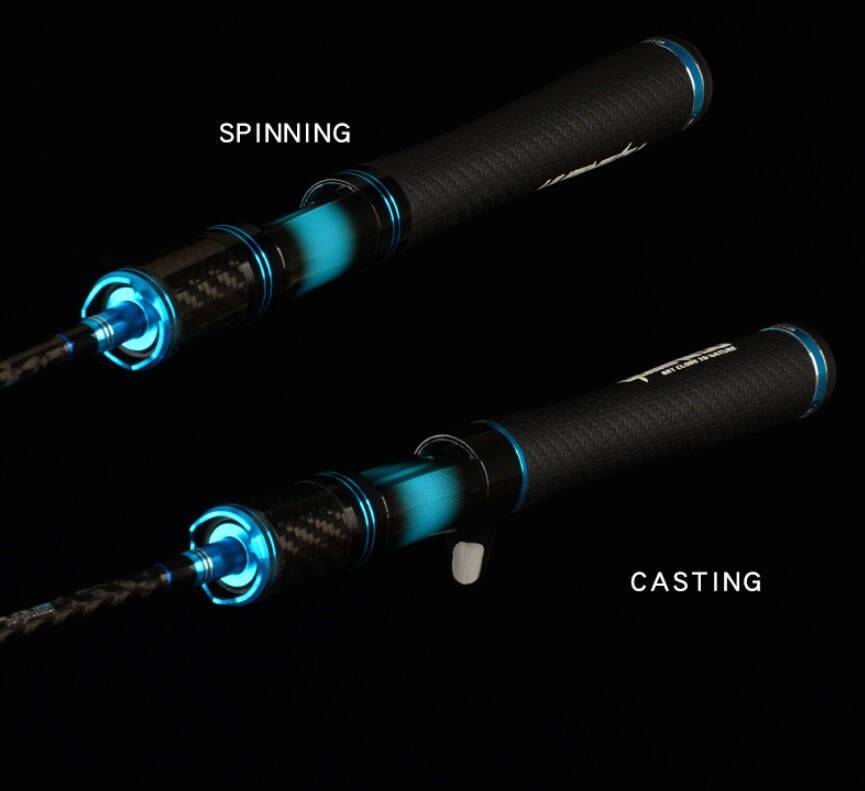 Carbon Fiber Fishing Lure Rod 1.5M 1.68M 1.8M Pole Spinning Casting Rod Lure Rod