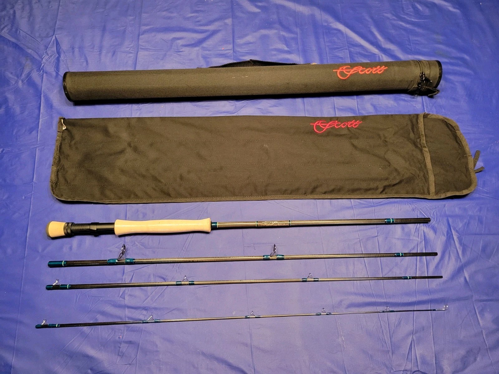 NOS SCOTT TIDAL 9’0” Fly Fishing Rod 9 Weight 9wt #9 Sock Tube 909-4
