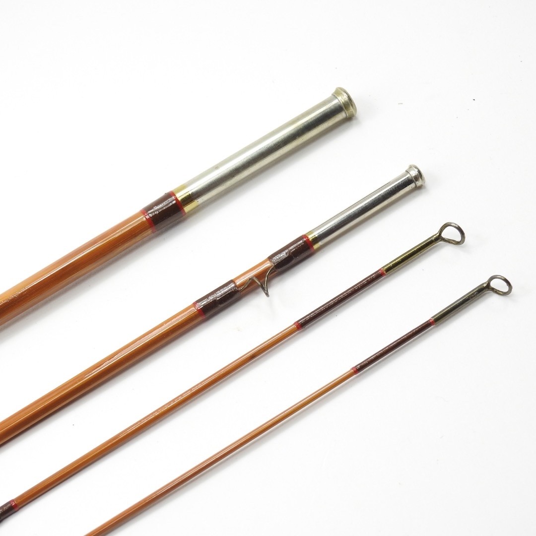 Gene Edwards De Luxe #53 Bamboo Fly Rod. 8’. 3/2. W/ Tube & Sock.