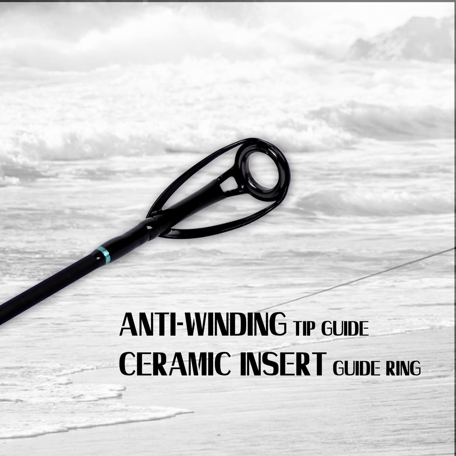 Surf Fishing Rod Portable Travel Surf Spinning Rod 2 Piece/3 Piece/4 Piece US