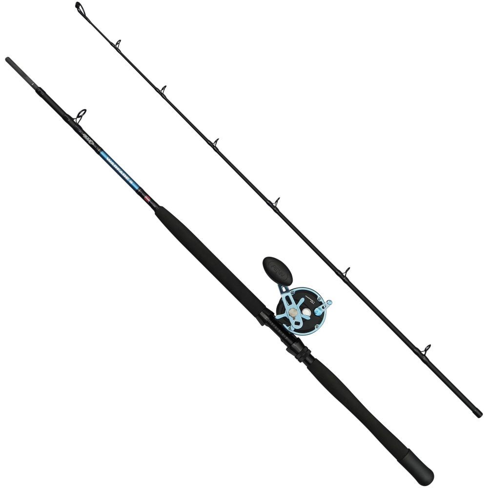 PENN All-Round Boat Fishing Rod-Level Wind Reel Combo WARFARE II 7ft 20-30lb