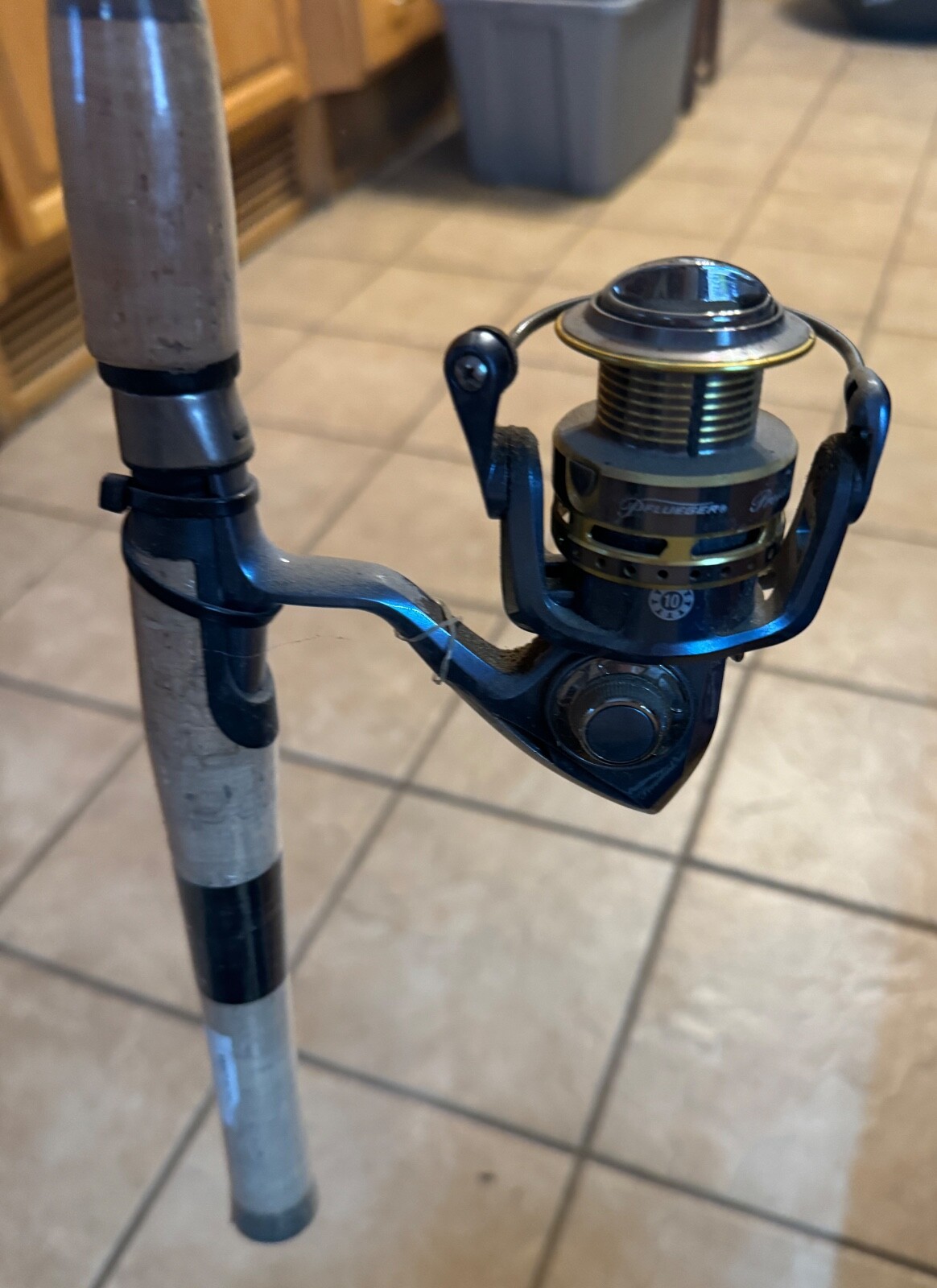 PFlueger President Pressp 30 Spinning Fishing Pole NO REEL HANDLE 58 Inch
