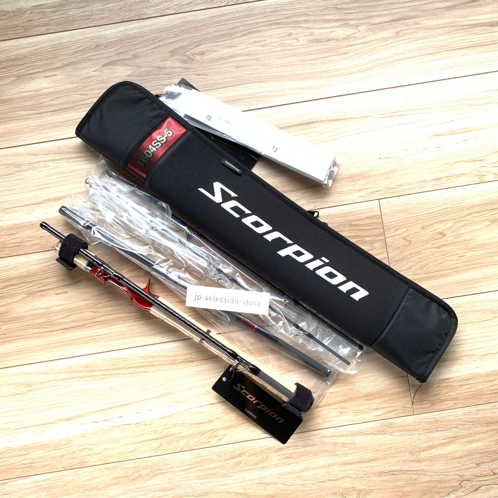 Shimano Scorpion 1604SS-5 Baitcasting Rod for Bass JDM Multi-Piece Travel Rod