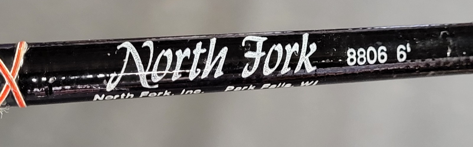 North Fork Musky Lunger Spinning Rod, 8’6″, 5 Alumina Guides, Foam Grip, EX Cond