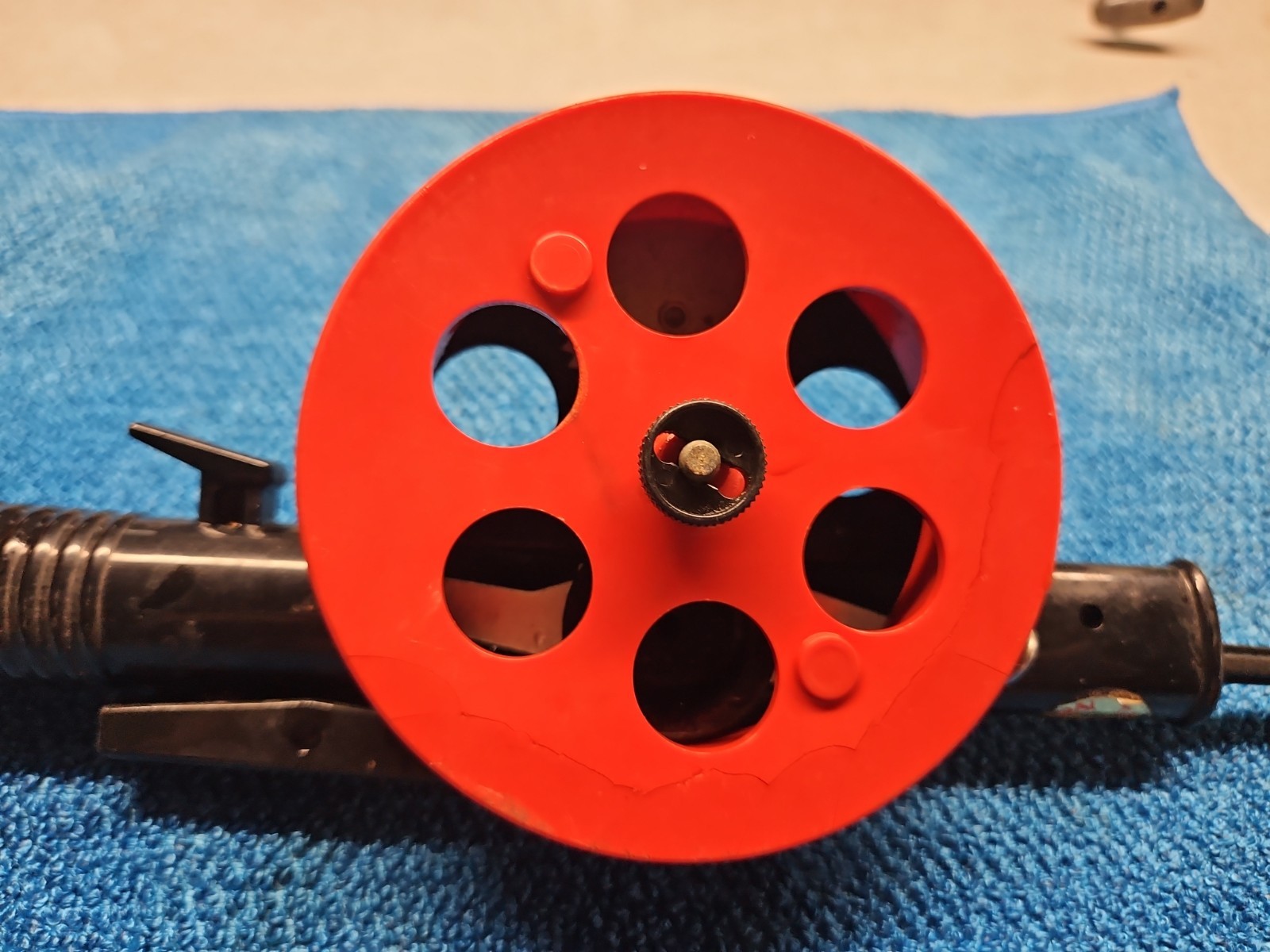 Vintage Normark Teho 2 Bumerang Thrumming Ice Fishing Rod Made in Finland parts