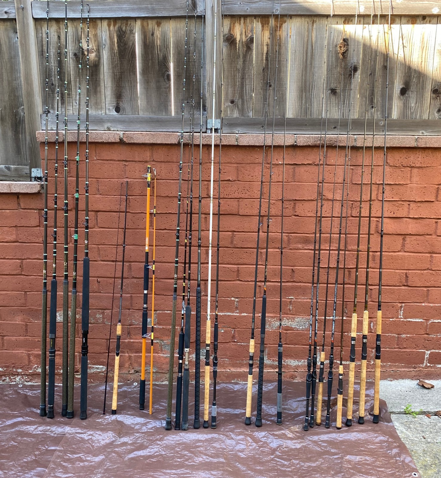 24 Fishing Rods Calstar Shimano Phenix Kencor