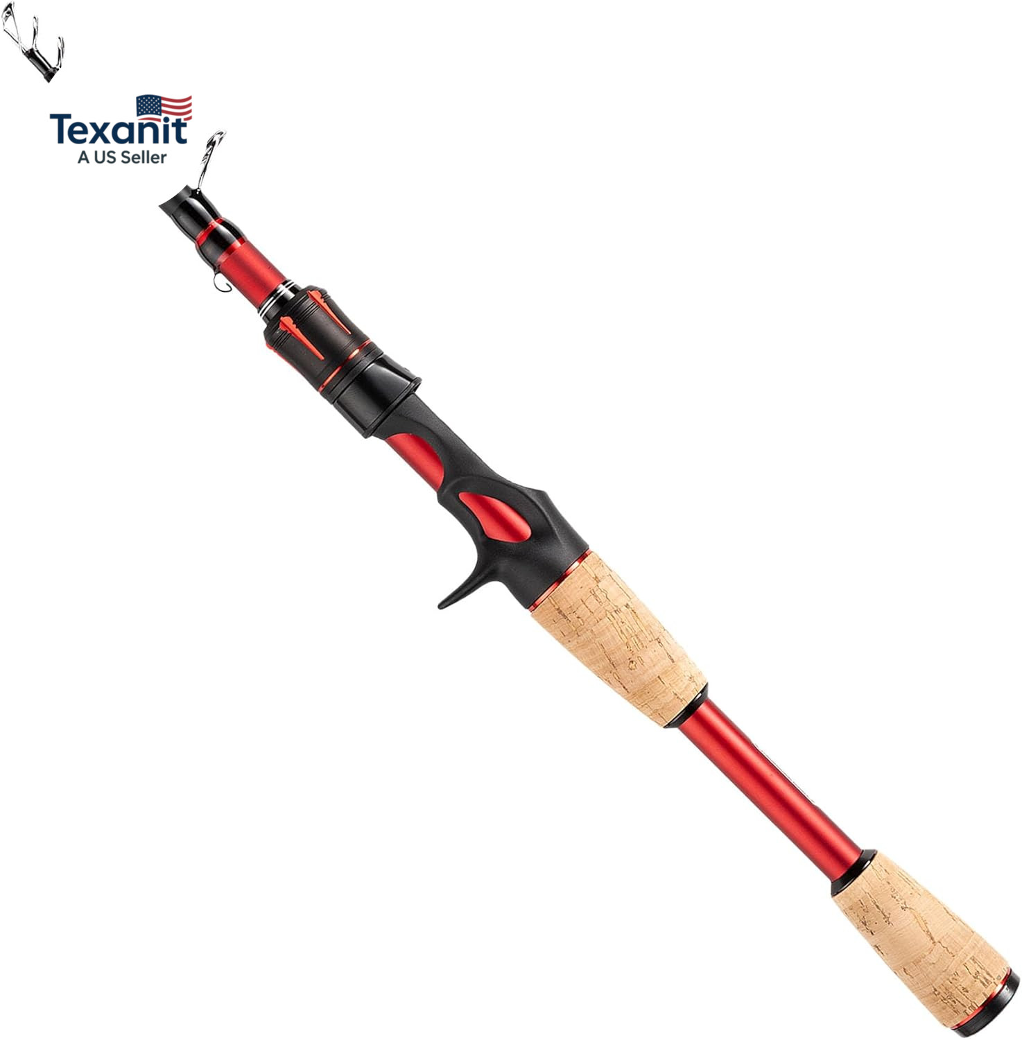 XPEDITE LITE Portable Telescopic Fishing Rods & Combo, Spinning & Casting Fishin