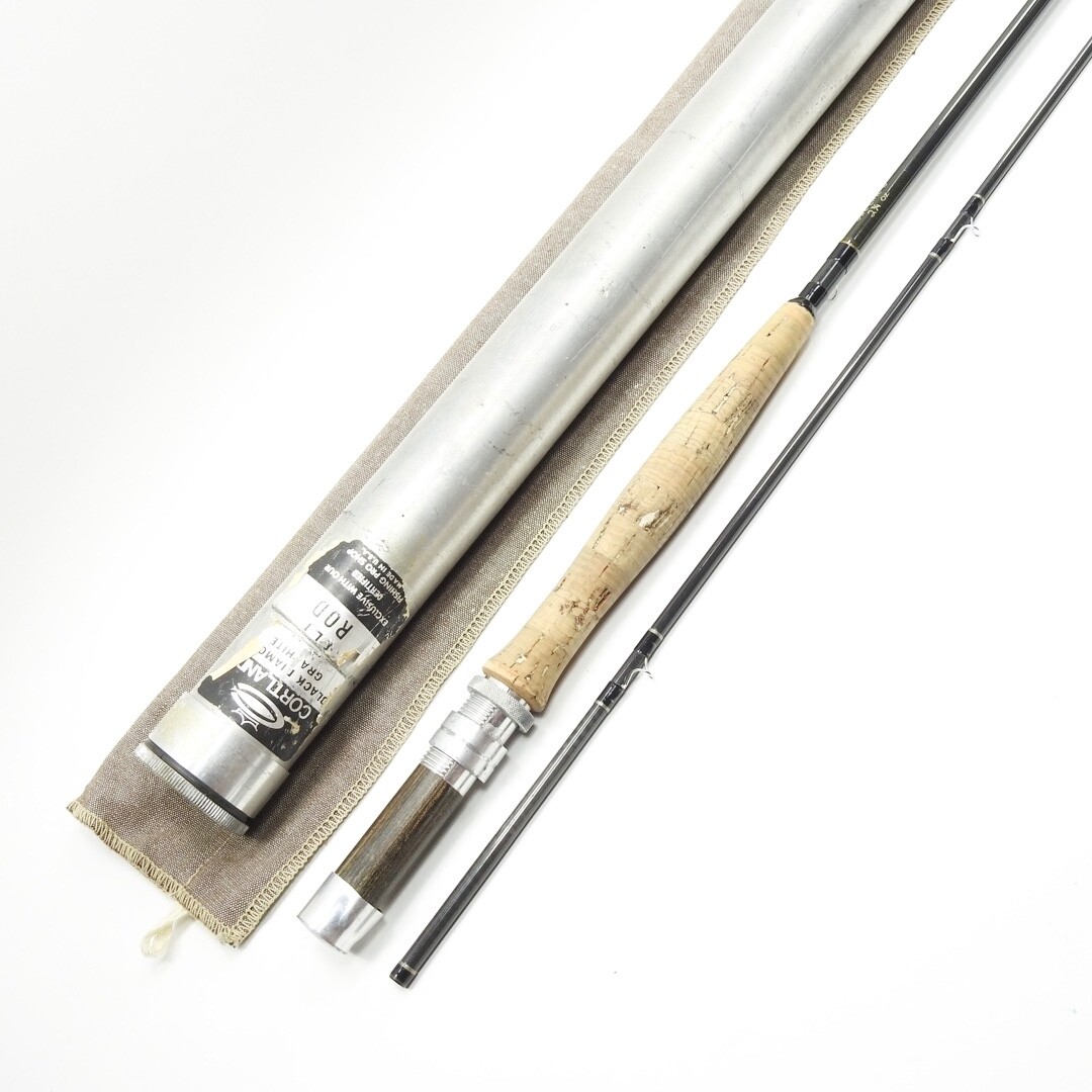 Cortland “Black Diamond” Fly Fishing Rod. 8’ 6” 6wt. W/ Tube and Sock.