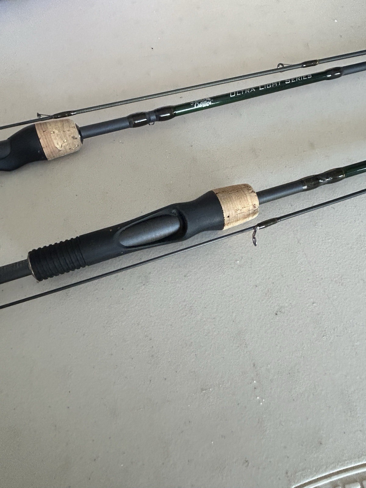 Lot Of 2 Scheels Ultra Light Series 7’ 2 Piece Light Extra Fast Spinning Rods