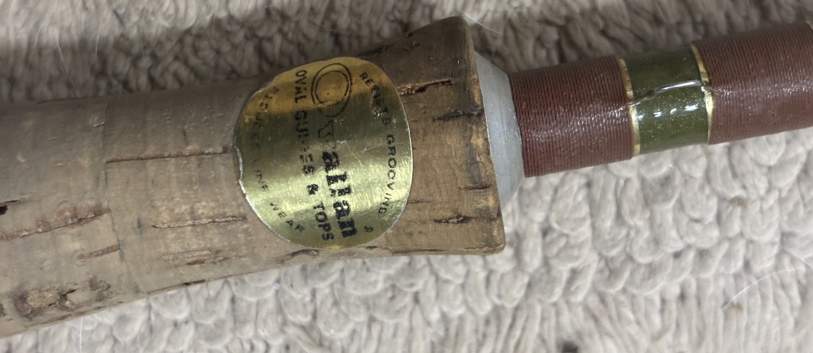 Vintage St Croix 9000 8 Ft 8 Wt Fiberglass Fly Rod Park Falls Wisconsin